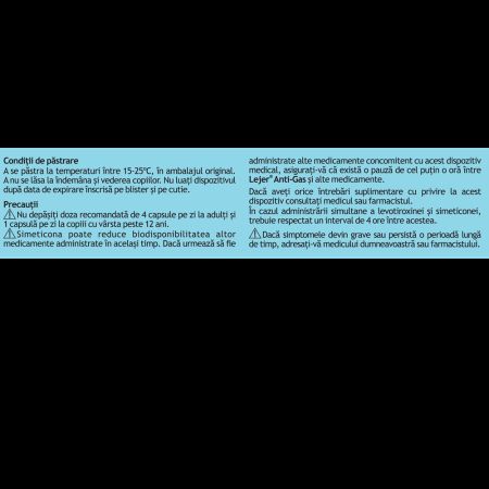 Lejer Anti-Gas, 240 mg, 30 capsule moi, Antibiotice SA 706068