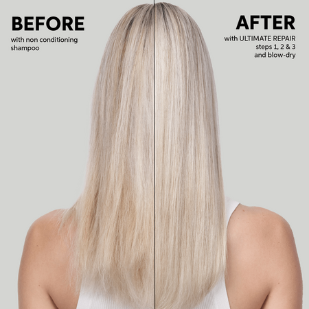 Sampon cu AHA & Omega 9 pentru par deteriorat Mini Ultimate Repair, 50 ml, Wella Professionals 592432