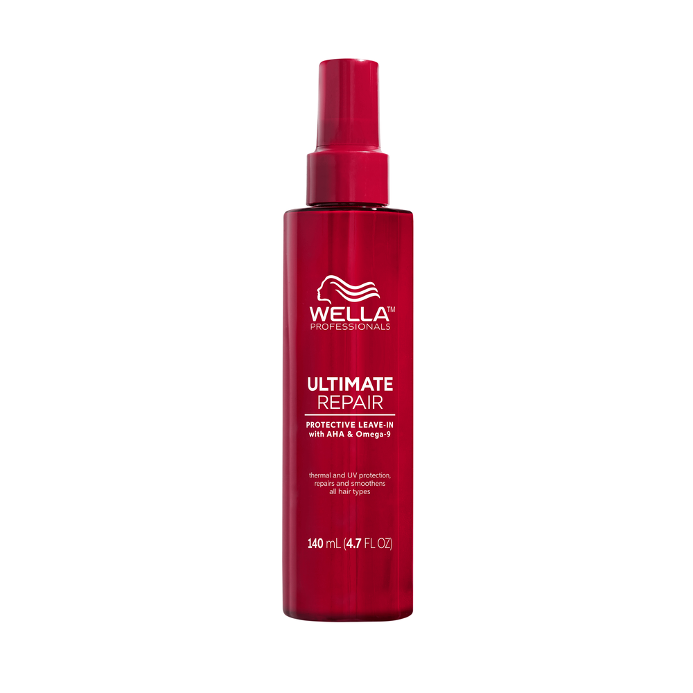 Tratament crema fara clatire cu AHA & Omega 9 pentru par deteriorat Protective Leave-In Ultimate Repair, 140 ml, Wella Professionals