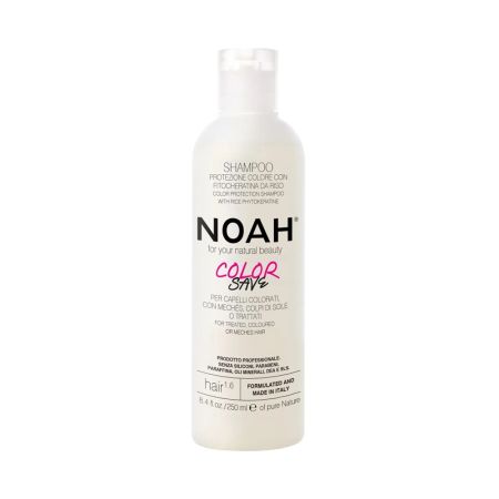 Sampon pentru par vopsit cu fitocheratina de orez, 250 ml, Noah