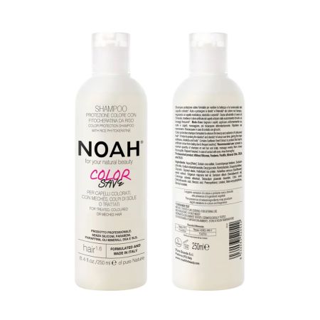 Sampon pentru par vopsit cu fitocheratina de orez, 250 ml, Noah 655988