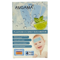 Plasturi cu efect racoritor pentru copii Augama, 5x12 cm, 4 bucati, Henan Kangdi Medical