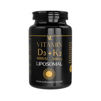 Vitamina D3 4000 UI si K2 100 mcg  Liposomale, 30 capsule vegetale, Vio Nutri Lab