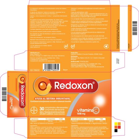 Redoxon cu aroma de portocale, 30 + 15 comprimate efervescente, Bayer 702991