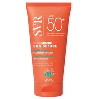 Crema spuma nuantatoare pentru protecție solara cu SPF 50+ Nuanta Beige Rose Sun Secure Blur Hale, 50 ml, Svr