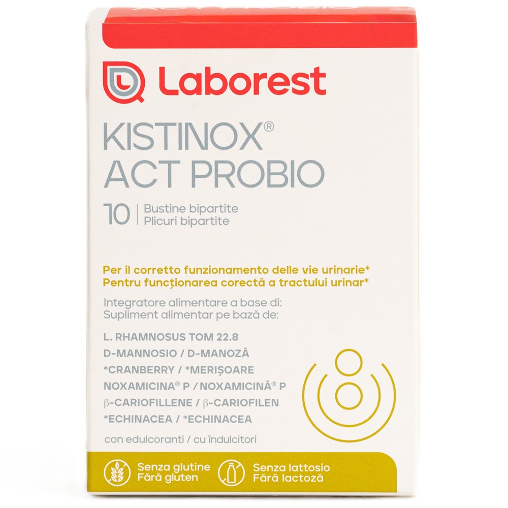 Kistinox ActProbio, 10 plicuri, Laborest Italia