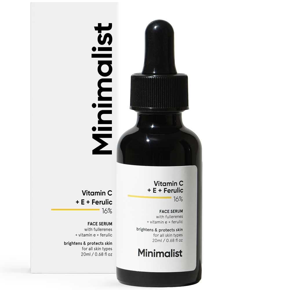 Ser cu Vitaminele C, E si Acid Ferulic 16%, 20 ml, Minimalist