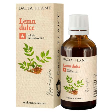 Tinctura de lemn dulce, 50 ml, Dacia Plant