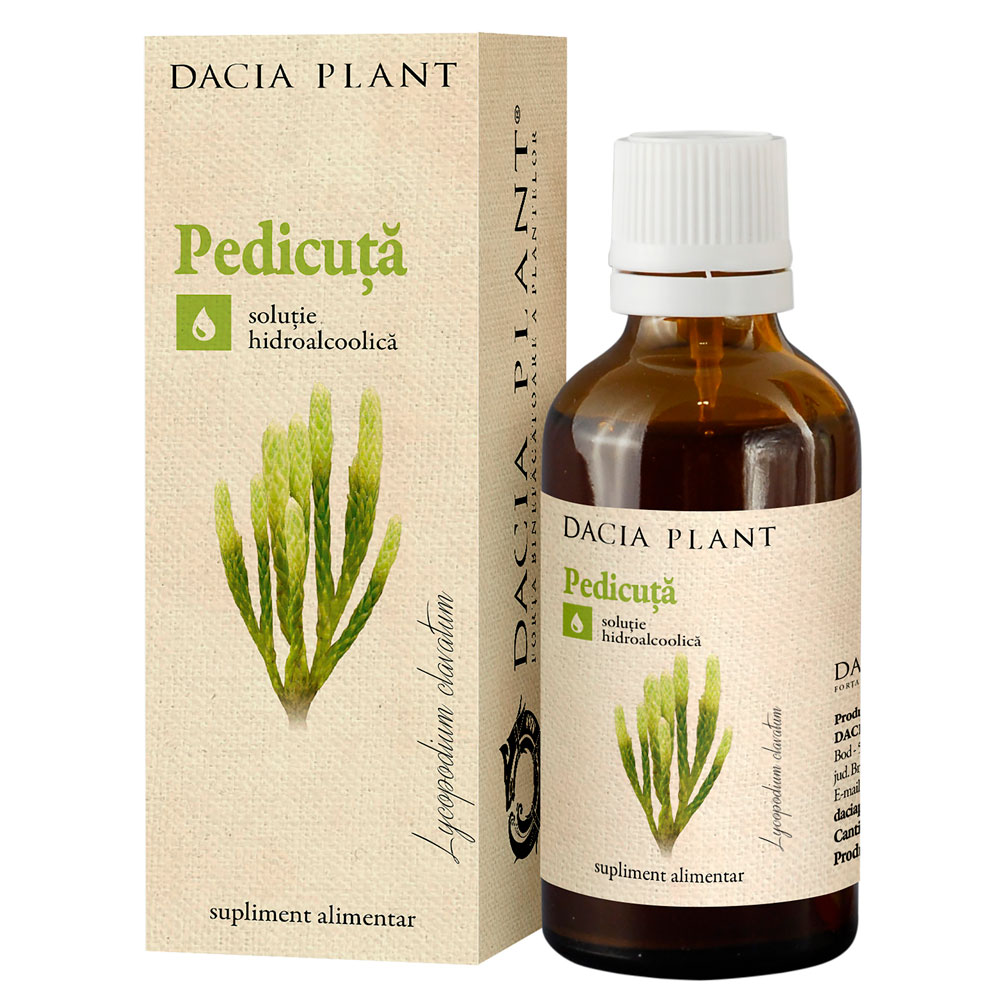 Tinctura de Pedicuta, 50 ml, Dacia Plant