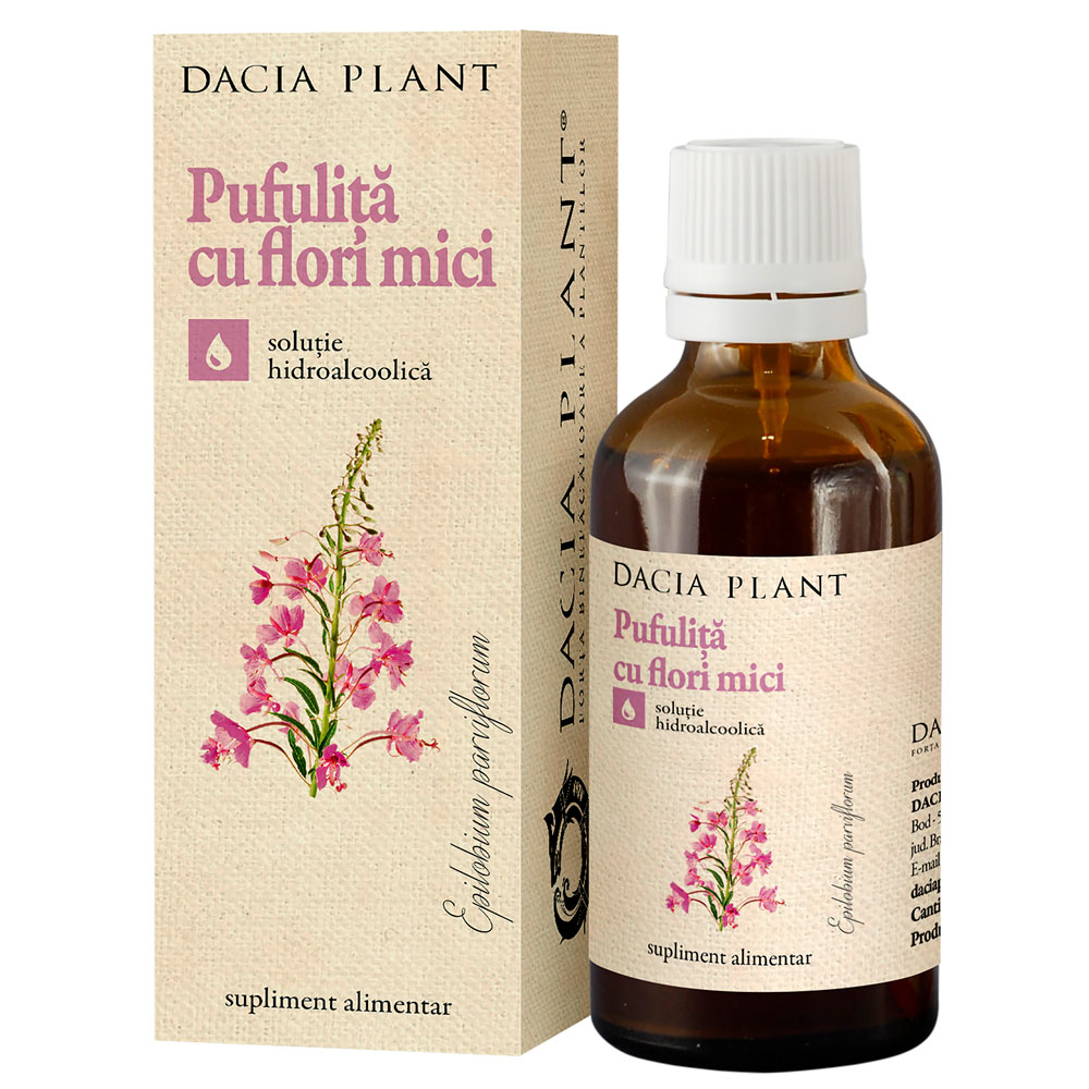 Tinctura de Pufulita cu Flori Mici, 50 ml, Dacia Plant