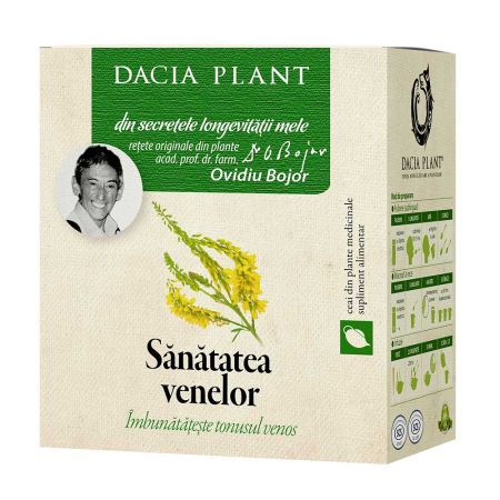 Ceai Sanatatea venelor, 50 g, Dacia Plant