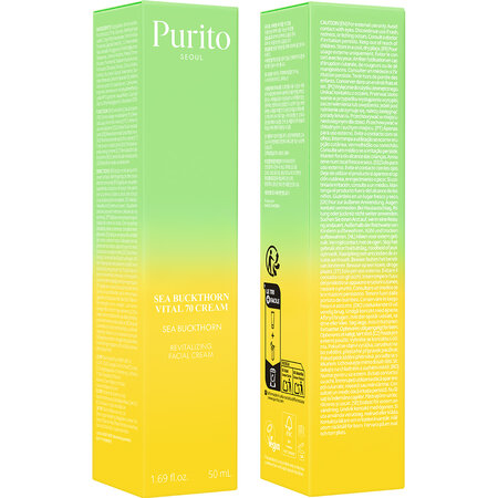 Crema de fata vegana Sea Buckthorn Vital 70, 50 ml, Purito 727862