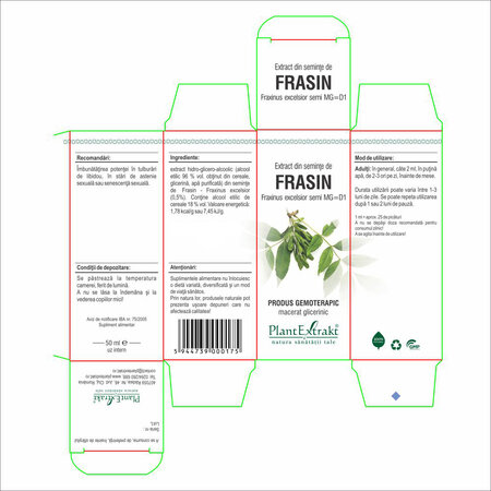 Extract din seminte de Frasin, 50 ml, Plant Extrakt 738248