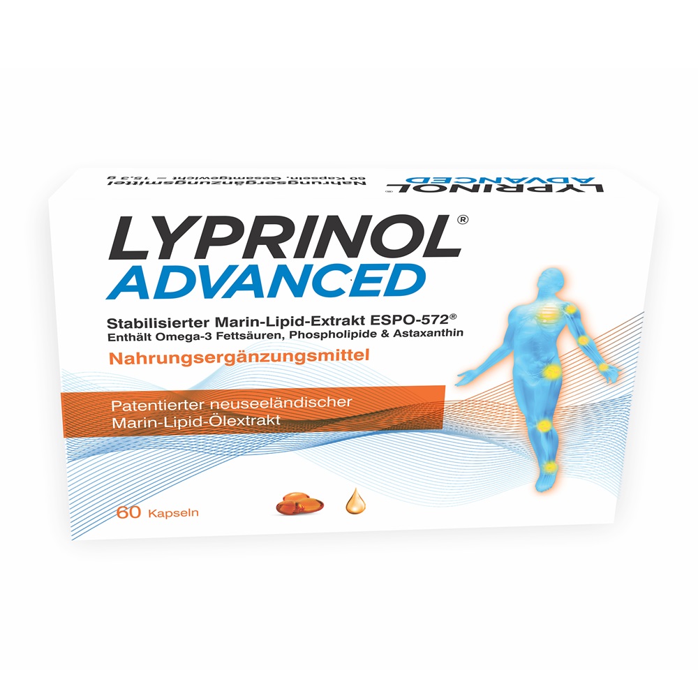 Complex lipidic marin Lyprinol Avansat, 60 capsule, Pharmalink