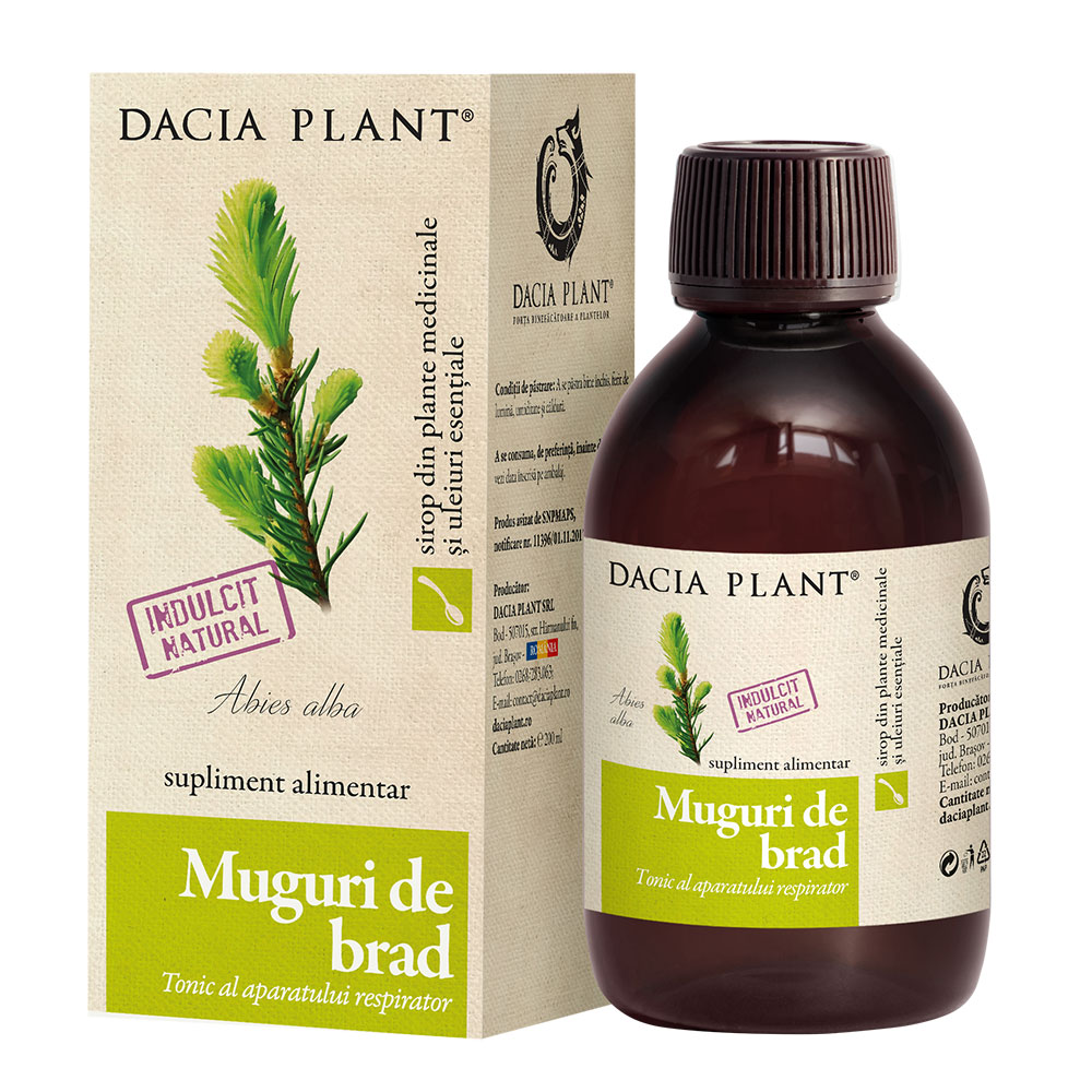 Sirop Muguri de brad, 200 ml, Dacia Plant