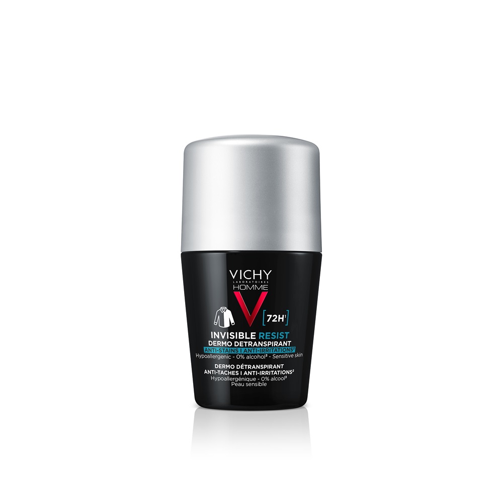 Deodorant roll-on Invisible Resist 72H Homme, 50 ml, Vichy