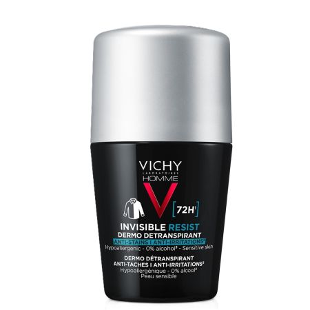 Deodorant roll-on Invisible Resist 72H Homme, 50 ml, Vichy