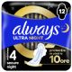 Absorbante duo pack Ultra Secure Night, Marimea 4, 12 bucati, Always 708963