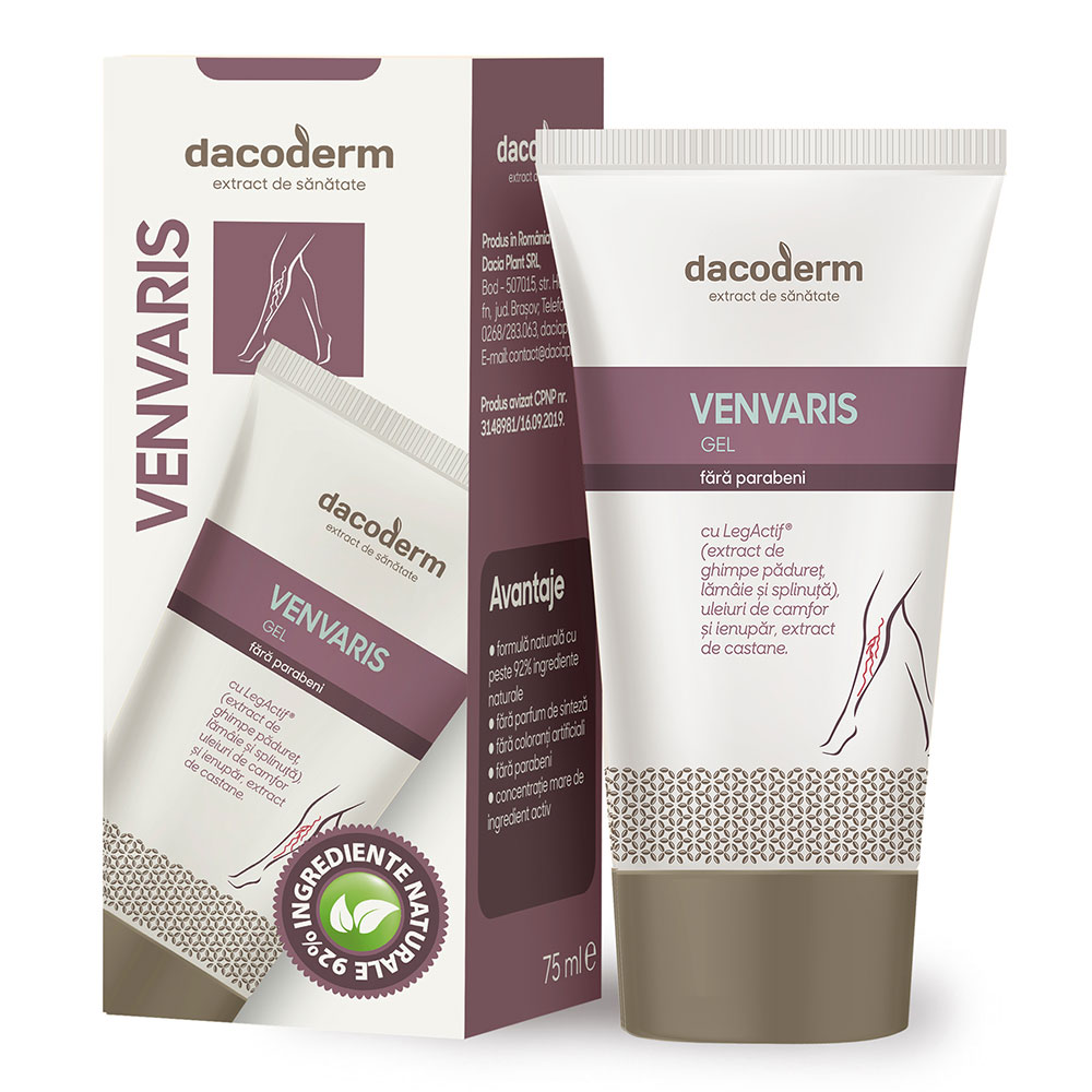 Gel Venvaris Dacoderm, 75 ml, Dacia Plant 