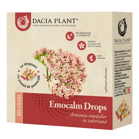 Emocalm drops, 20 dropsuri, Dacia Plant