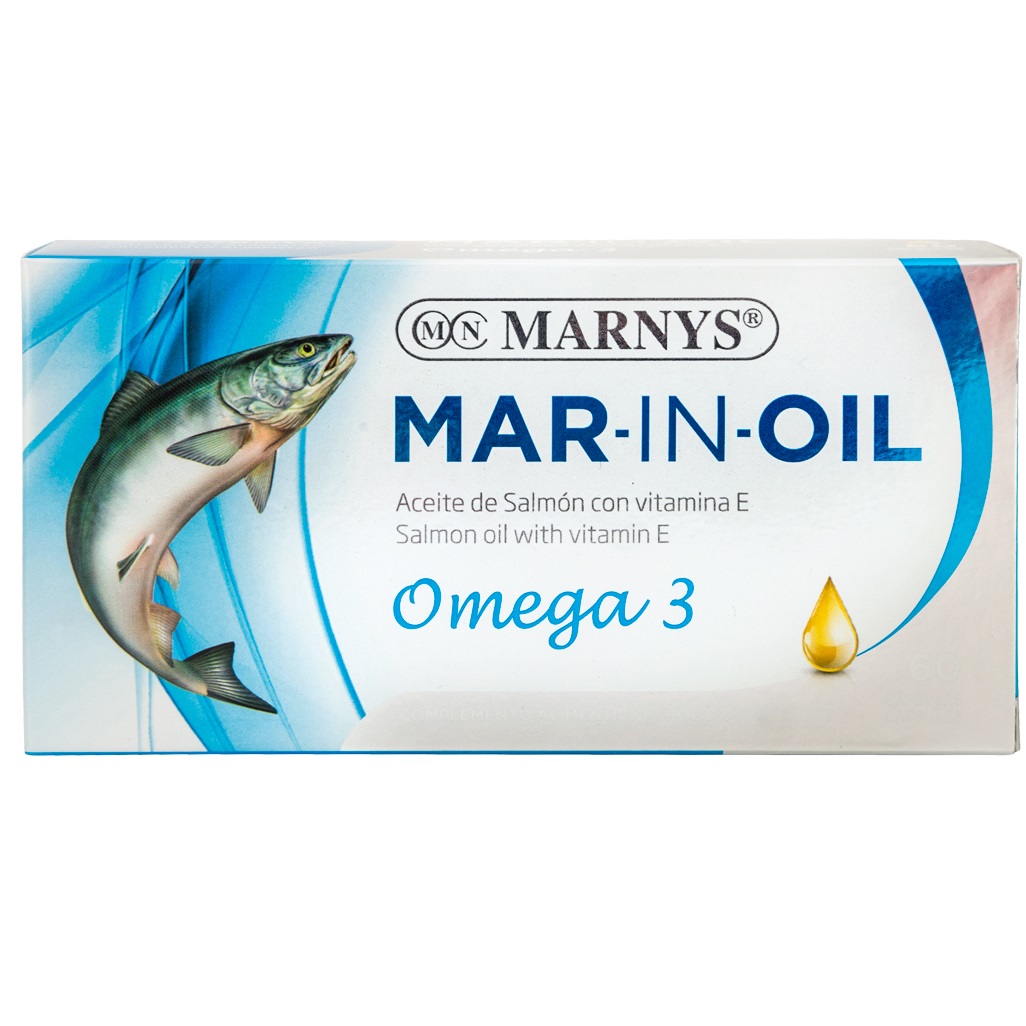 Ulei de somon MAR-IN-OIL, 60 capsule, Marnys