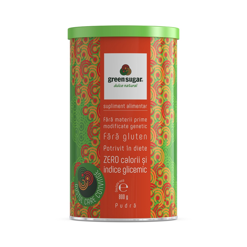 Green Sugar pudra, 800 g, Remedia