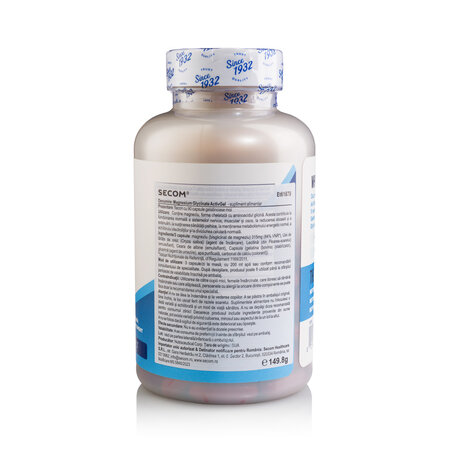 Magnesium Glycinate ActivGels Kal, 90 capsule gelatinoase moi, Secom 726369