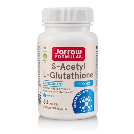 S-Acetyl L-Glutathione Jarrow Formulas, 100 mg, 60 tablete, Secom