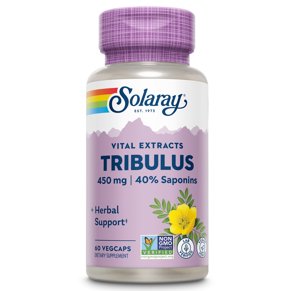 Tribulus Fruit Extract, 450 mg, 60 capsule vegetale, Secom