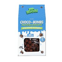 Praline proteice cu ciocolata cu lapte, fara zahar si fara gluten ChocoBombs, 100 g, Mister Iron