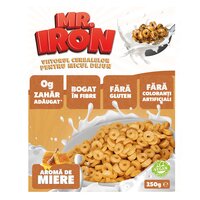 Cereale din ovaz cu aroma de miere Frosted, 250 g, Mister Iron