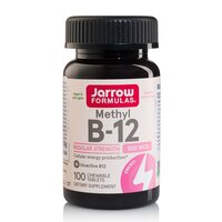 Methyl B-12 Jarrow Formulas, 500 mcg, 100 tablete masticabile, Secom