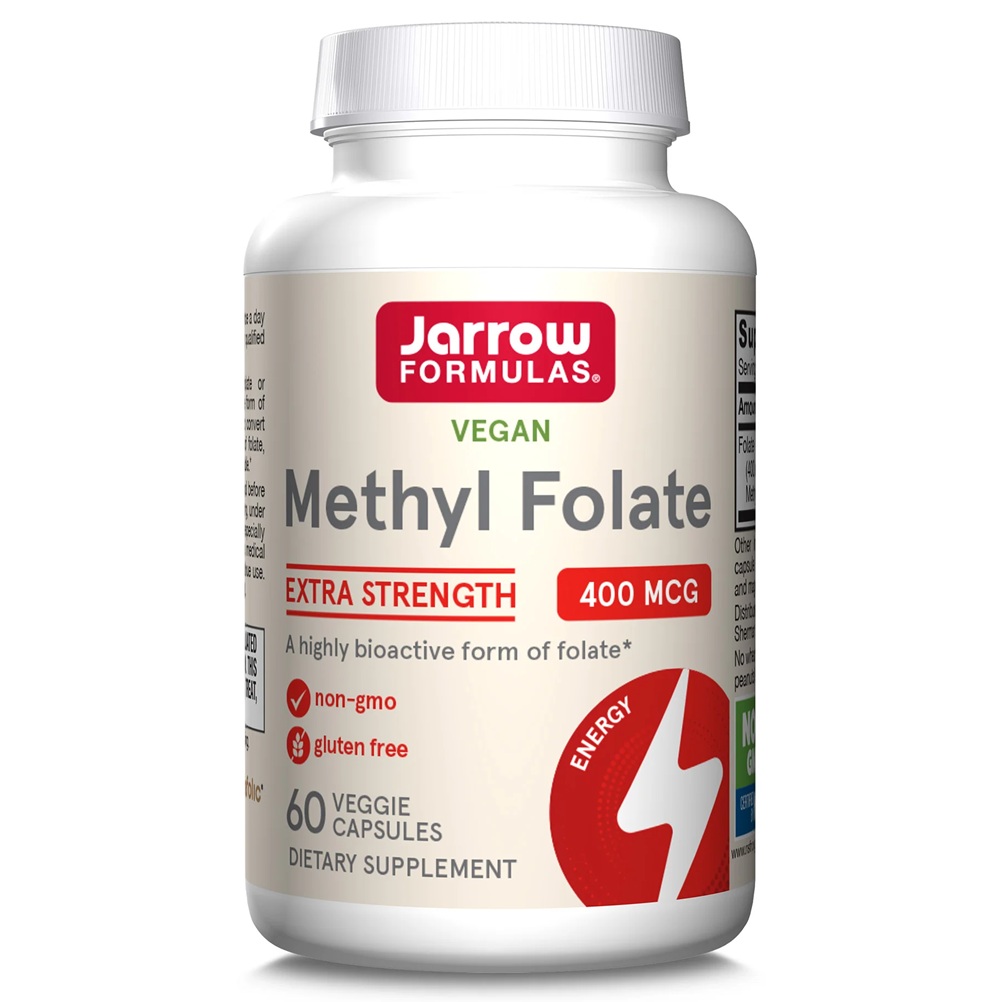 Methyl Folate Jarrow Formulas, 400 mcg, 60 capsule vegetale, Secom