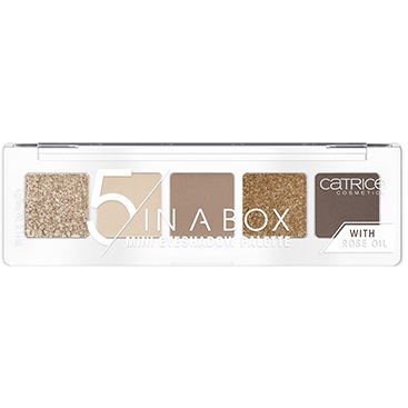 Paleta de farduri 010 Golden Nude Look 5 In A Box Mini, 4 g, Catrice