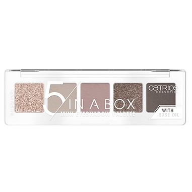 Paleta de farduri 020 Soft Rose Look 5 In A Box Mini, 4 g, Catrice