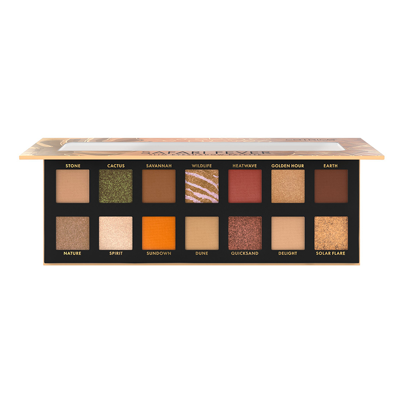 Paleta farduri pentru ochi Wild Life 010 Safari Fever Slim, 10.6 g, Catrice