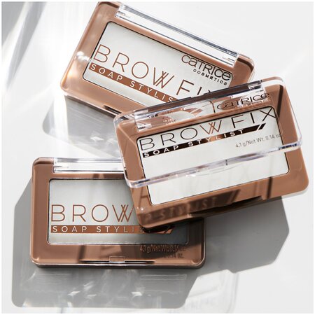 Ceara pentru sprancene Full And Fluffy 010 Brow Fix Soap Stylist, 4.1 g, Catrice 621281