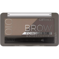 Set pudra pentru sprancene rezistent la apa Ash Blond 010 Brow Powder, 4 g, Catrice