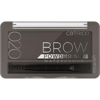 Set pudra pentru sprancene rezistent la apa Ash 020 Brown Brow Powder, 4 g, Catrice