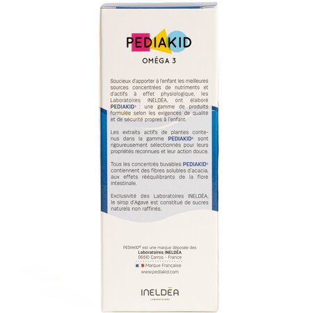 Sirop pentru copii Omega 3 si Vitamina A,C,D,E cu aroma de cola, 125 ml, Pediakid 721742