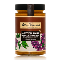 Miere cu polen, propolis si laptisor de matca, Apitotal Royal, 500 g, Albina Carpatina