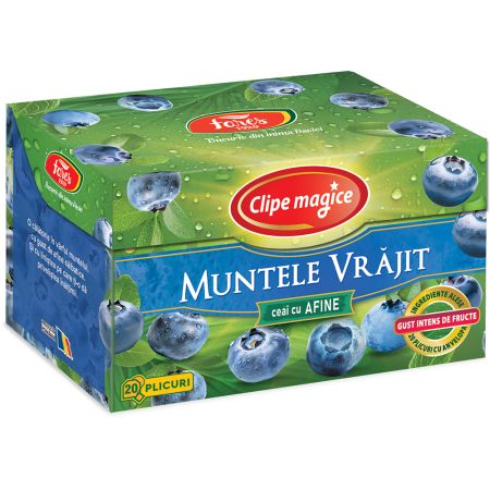 Ceai cu afine Clipe Magice, 20 plicuri, Fares