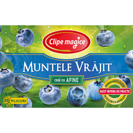 Ceai cu afine Clipe Magice, 20 plicuri, Fares 701068