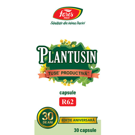 Plantusin Tuse Productiva, 30 capsule, Fares 614488