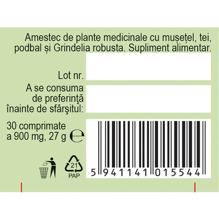 Plantusin Tuse Seaca R61, 30 comprimate de supt, Fares 614486