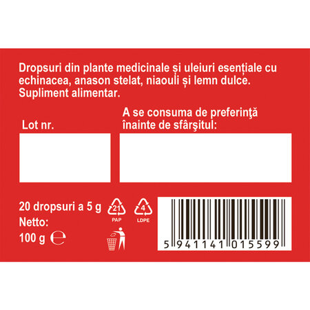 Dropsuri Biosept Protect A34, 20 dropsuri, Fares 703235