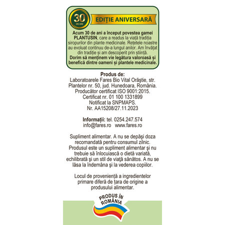 Dropsuri Plantusin Gat Iritat, 20 dropsuri, Fares 703266