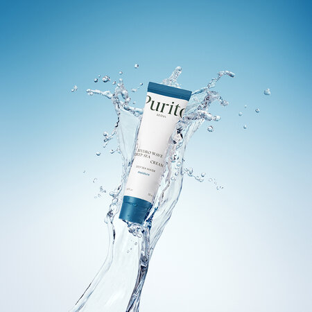 Crema de fata vegana pentru ten gras deshidratat Hydro Wave Deep Sea, 50 ml, Purito 608827