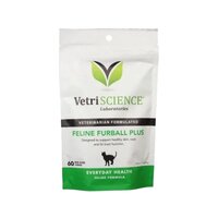 Suplimente pentru pisici Feline Furball Plus, 60 tablete, Vetri Science
