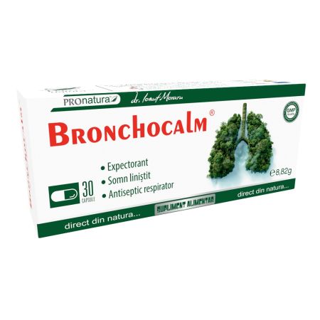 Bronchocalm, 30 capsule, Pro Natura